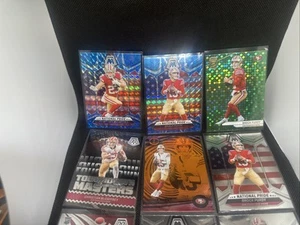 2024 Mosaic Niners Lot: Robust, McCaffrey, Pearsall, Samuel X9 Karten - Bild 1 von 3
