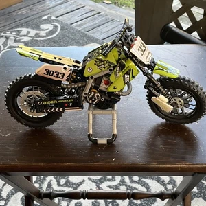 LEGO Technic Dirt Bike Clone Winners - Space Motorcycle Building Kit Assembled - Picture 1 of 24