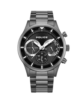 Reloj informal de cuarzo analógico POLICE para hombre vestido clásico esfera color plata impermeable Foto 1 de 4