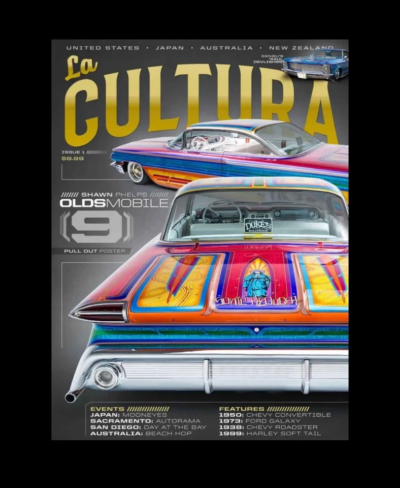 La Cultura Magazine Issue #1 Brand New Lowrider Cars & Classic & Kustom Bombs Foto 1 de 1