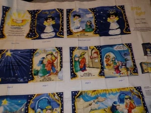 Fabric-cotton-Elizabeth Studiors- THIS LITTLE LIGHT book panel #4384 - Picture 1 of 1