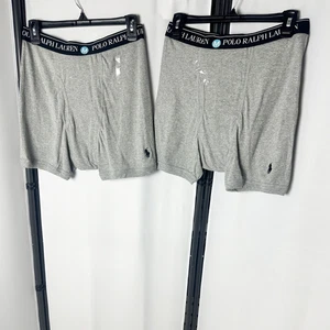 POLO RALPH LAUREN Herren 2er Set Classic Fit Baumwolle Strick Boxershorts Größe Medium Neu - Bild 1 von 2