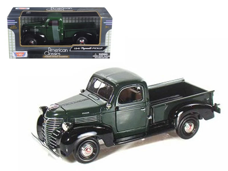 Coche modelo Plymouth 1941 camioneta verde 1/24 diecast de Motormax Foto 1 de 1