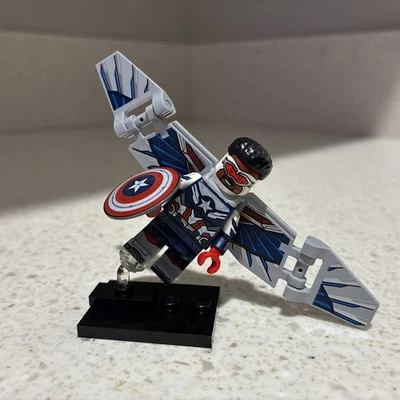 乐高超级英雄美国队长迷你人偶漫威系列 1 猎鹰 71031 CMF — 第 1/3 张图片