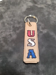 Gift Keychain : USA Americana Patriot Country United States - Picture 1 of 3