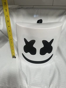 Marshmello Music Festival DJ Helmet Prop Costume Halloween Mask Rave Cosplay P1 - Picture 1 of 3