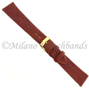 20mm Morellato Italy Tan Genuine Java Lizard Unstitched Watch Band 117 Regular - Picture 1 of 4