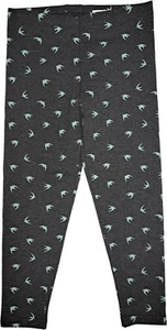 KIRKLAND SIGNATURE Girls’ Leggings Size 7/8 Gray with Design - Picture 1 of 1