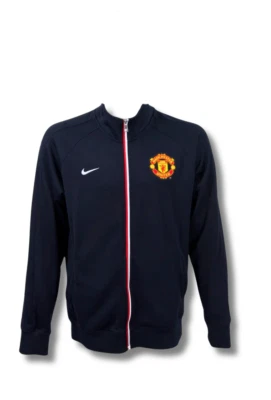 Nike Manchester United Core 2013 Training Jacket Men's Full Zip Black Red White - Image 1 of 4