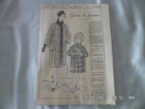FRAUEN VON HEUTE ERGÄNZUNG PATRON NR. 700 2. OKTOBER 1958 MIT PELZ GARNIERT E5 - Bild 1 von 1