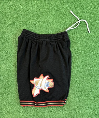 Authentic Mitchell and Ness 2001 Philadelphia 76ers Shorts SZ Small Cover