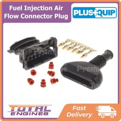 PlusQuip Fuel Injection Air Flow Connector Plug fits Mazda MX-6 GD 2.2L 4Cyl F2T - Image 1 of 2