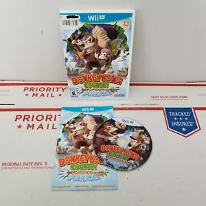 Donkey Kong Country Tropical Freeze Nintendo Wii U Complete in Box CIB w/ Manual - Picture 1 of 4