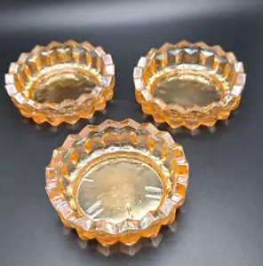 Set 3 pezzi vintage calendula carnevale vetro aperto maestro salina o tuffo 3" - Foto 1 di 5