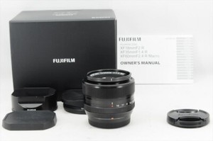 FUJIFILM Fuji Fujinon XF 35mm F/1.4 R + Hood Near Mint in Box From Japan #3440A