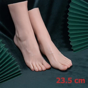 KnowU Gold Silicone Foot Female Feet High Simulation Model Display 23.5cm - Picture 1 of 7