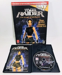 Ps2 Lara Croft Tomb Raider El Ángel de la Oscuridad Guía de Estrategia y Juego Lote De Colección - Imagen 1 de 6