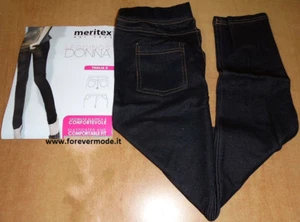 Leggings donna Meritex jeans in cotone confortevole con tasche dietro art 5811 - Imagen 1 de 4