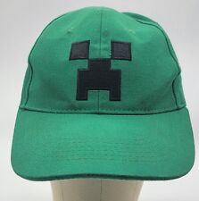 Minecraft baseball cap hat adjustable v green Designed By J!NX