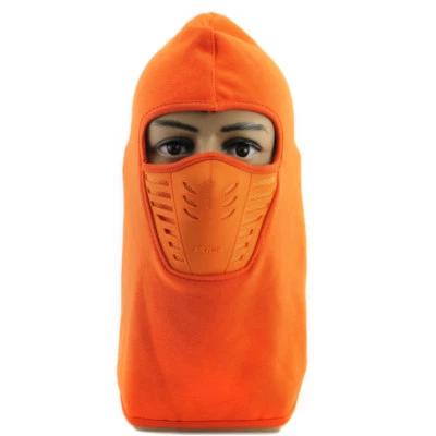 Halloween Balaclava Full Face Mask Anti-Saliva Cover Fleece Cap Skiing Cycling - Image 1 of 4