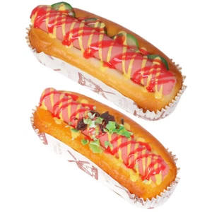 2pcs Faux Brot Requisiten Lebensmittel Spielzeug Brot Dekore - Zdjęcie 1 z 11