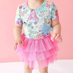 NWT Posh Peanut Disney Princess Short Sleeve Tulle Dress Size 2Y - Picture 1 of 5