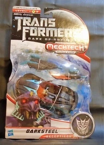 TRANSFORMERS DARK OF THE MOON MECHTECH FIGURE DARKSTEEL DELUXE DECEPTICON MOSC - Picture 1 of 2