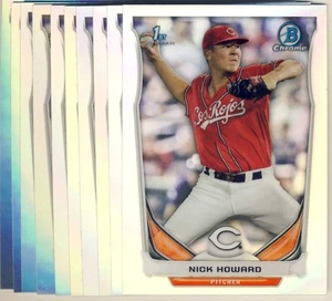 (27) 2014 Bowman Chrome Draft Refractor Nick Howard Rookie LOTE Rojos DP15 - Imagen 1 de 1