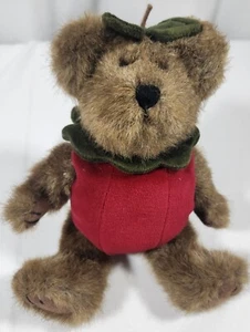 Vtg Boyds Bears Collection Smith Applewish Plush Apple Costume Retired 9" Rare - Picture 1 of 10