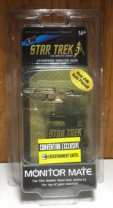 2016 Comic Con Star Trek 24K Enterprise MonitorMate 2" Bobble Ship #0133/1260 - Picture 1 of 5