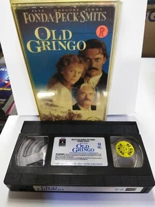 Old Gringo VHS - DILLONS GROCERY STORE RENTAL TAPE - GREGORY PECK - Picture 1 of 3