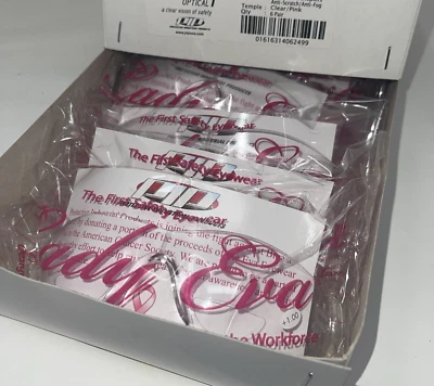 +2,25 Gafas de Lectura de Seguridad Bifocales Rosa Transparente Mujer 6 Pares Bouton Dama Eva Foto 1 de 2