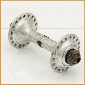 CAMPAGNOLO NUOVO RECORD "no record" FRONT HUB 36 HOLES ROAD BIKE BICYCLE VINTAGE - Imagen 1 de 6