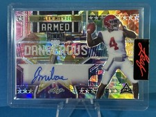 Jalen Milroe 2023 Leaf Metal RAINBOW Prizm Armed&Dangerous Sealed Auto 1/1 Proof