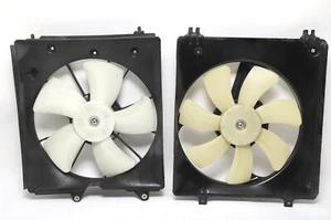 Acura TL 09-14 Cooling Fan 38611-R70-A01 19020-RGL-A01 Set, A959, OEM, 2009, 201 - Picture 1 of 2