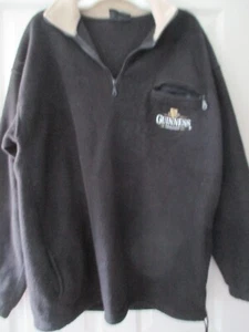 Guinness Fleece XL Zipped Chest Pocket Embroidered Chest Logo Promo New Unused - Picture 1 of 5