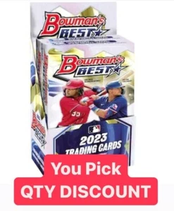 2023 Bowman's Best Base YOU PICK 30% OFF 3+ Rookies RC Vets Top Prospects TP - Picture 1 of 59
