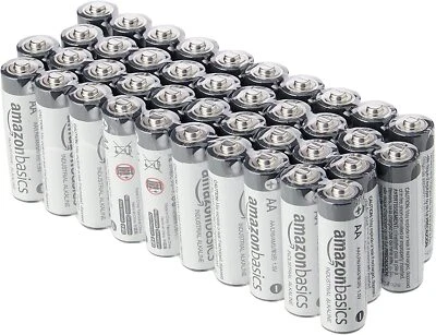 Amazon Basics AA Alkaline Batteries Industrial Double A 5-Year Shelf Life 40Pack - Image 1 of 4