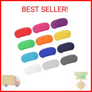 12 Pieces Multicolor Eye Mask Cover Lightweight Blindfold Sleep Mask with Nose P - Picture 1 of 2