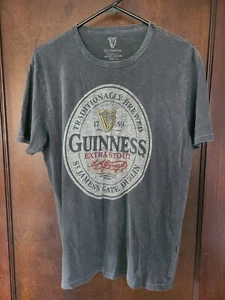 Guinness T-shirt Men's Medium Lucky Brand, Pre-owned. - Picture 1 of 8
