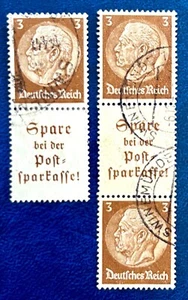 Germany Michel S177-S178 / Hindenburg Stamps / Used - Picture 1 of 2