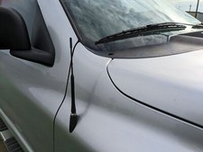 9" Antenna Mast Black Power Radio AM/FM for DODGE RAM 1500 2500 3500 1999-2008