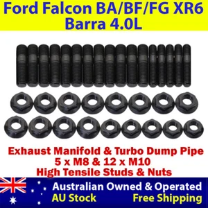 High Tensile Exhaust Manifold&Turbo Dump Pipe Stud Kit For Ford Falcon XR6 4.0L - Picture 1 of 5
