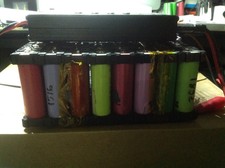 Lithium 12.6V Cell 18650 Battery Pack 11.1V Nom. Wired Shed,Lights,Caravan,Solar