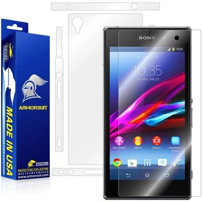 ArmorSuit MilitaryShield Sony Xperia Z1 Screen Protector + Full Body Skin USA - Image 1 of 4