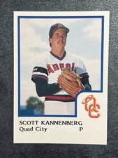 1986 ProCards Baseball Scott Kannenberg, Quad City, Near mint, Minor League