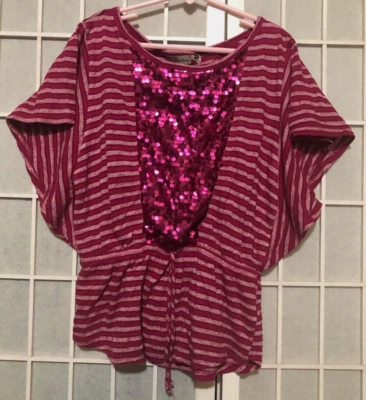 Speechless Girls Size Large  Short Sleeve Blouse Top Shirt - Image 1 of 4