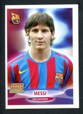 2005-06 Spanish Panini Super Barca Lionel Messi #49 Soccer Card 2nd Year 
