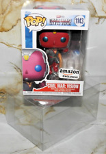 Funko POP! Marvel Civil War: Vision #1143 Amazon Exclusive w/ Protector