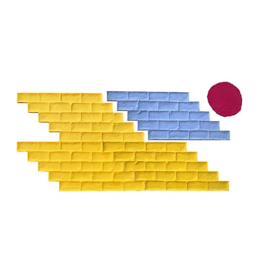 Georgetown Brick Cobble | 5 шт. Набор штампов для бетона от Walttools - Изображение 1 из 4